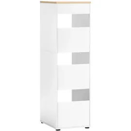 Schildmeyer Solea Wäscheschrank 45,1 x 60 x 154,7 cm Weiß