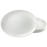 Luminarc Luminarc, 15868, Serie ITALIAN PARTY, Barbecueteller oval 33cm 6 teilig, Glas, Weiß, 6 tlg