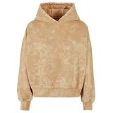 URBAN CLASSICS Oversized Towel Washed Kapuzenpullover Pale Orange 5XL