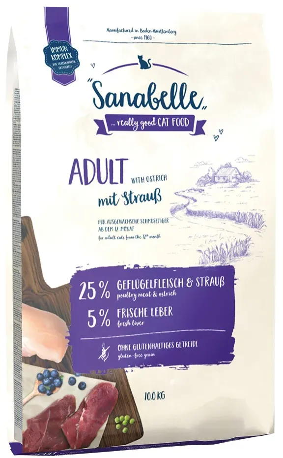 Sanabelle Adult mit Strauß Katzentrockenfutter 10 Kilogramm