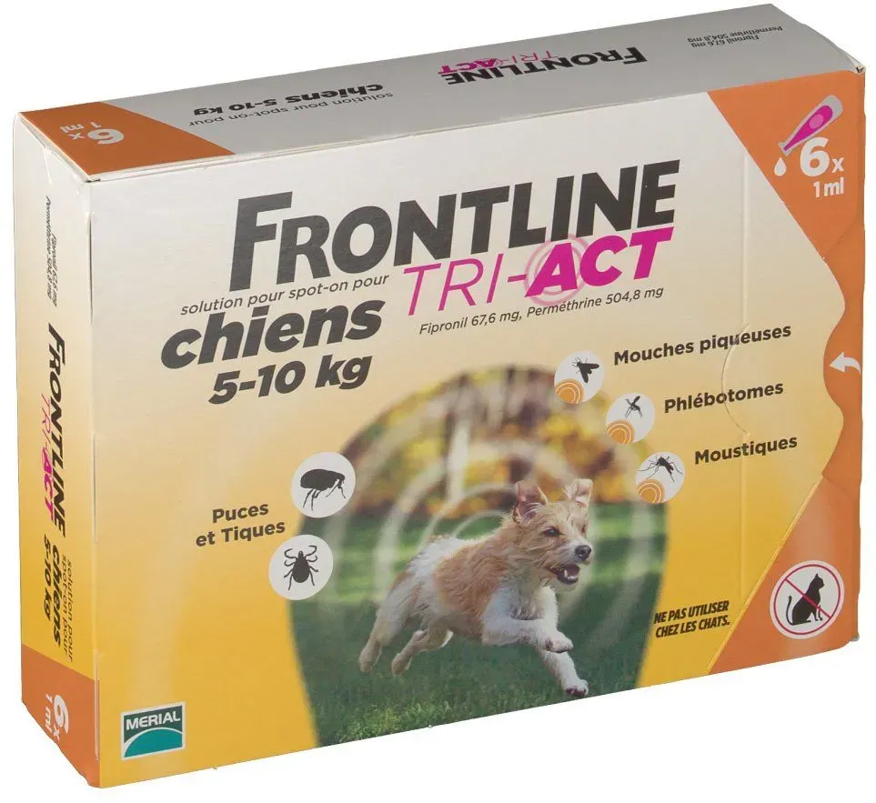 Frontline® TRI-ACT S pour petits chiens 6 pc(s) pipette(s) unidose(s)