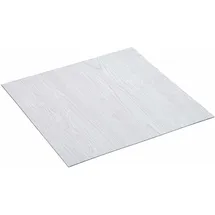 vidaXL Bodenplanken 55 pcs Weiß 5,11 m2 PVC