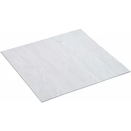 vidaXL Bodenplanken 55 pcs Weiß 5,11 m2 PVC