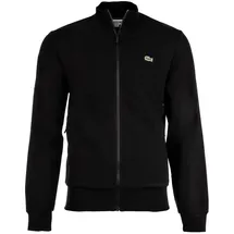 Lacoste Herren Sweatjacke schwarz unifarben, schwarz, Herbst/Winter 2025/2026