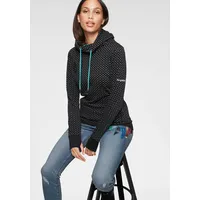 KangaROOS Kapuzensweatshirt Langarm mit Daumenlöchern, figurbetonter Schnitt Gr. 44/46