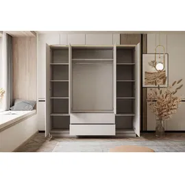 Lukmebel Kleiderschrank AURORA 4D2SZ KASCHMIR mit Schubladen