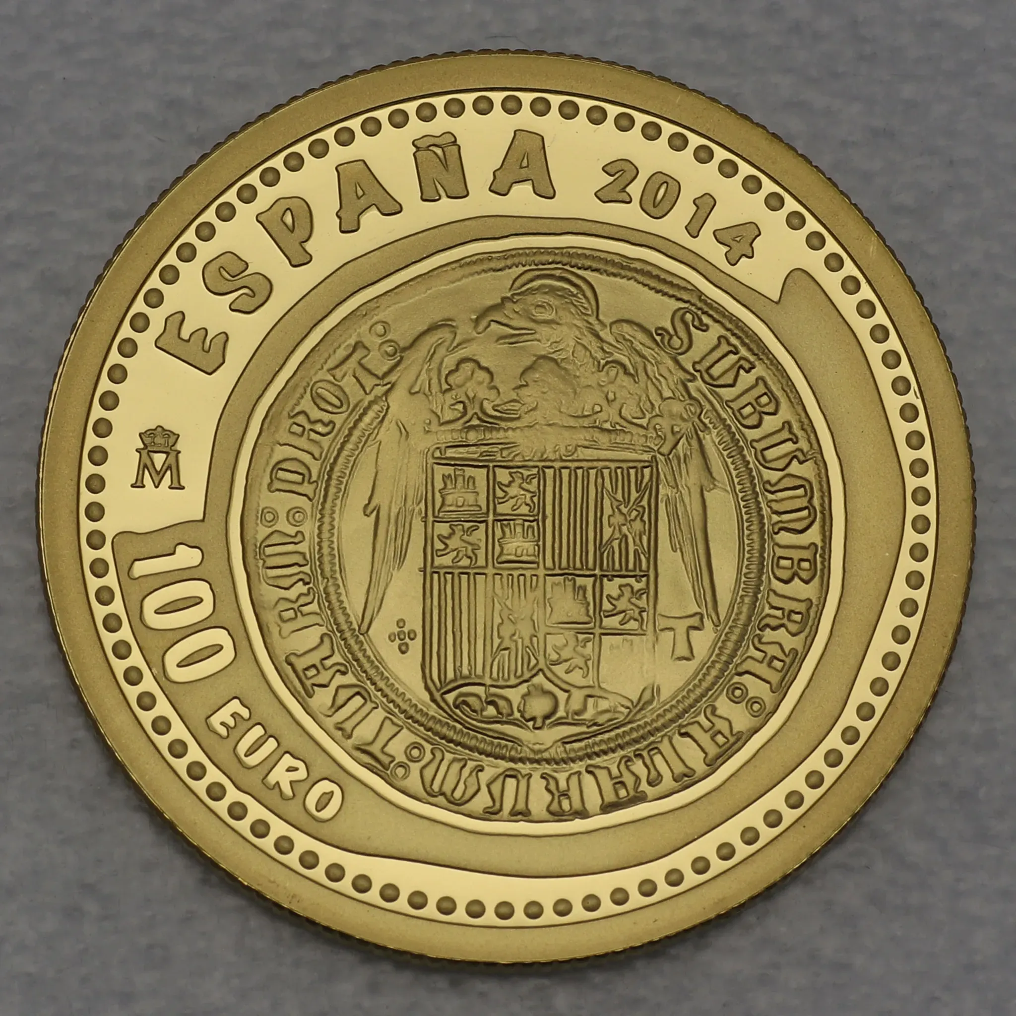 Goldmünze 100 Euro Isabell I.+Ferdinand II. 2014 Juwelen der Numismatik (Spanien)