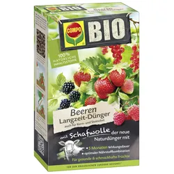 COMPO BIO Beeren Langzeit-Dünger mit Schafwolle 2 kg