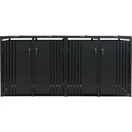 MCW Mülltonnenverkleidung MCW-O67 122 x 264 x 84 cm anthrazit