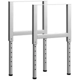 vidaXL - Werkbankgestell Verstellbar 2 Stk. Metall 55x(69-95,5) Cm Grau