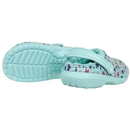 Crocs Classic Printed Lined Clog K 205815-4O9 22-23 - Ice Blue - 22-23