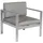 Beliani Gartenstuhl, Grau 70x77x80