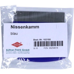 Nissenkamm Metall Blauer Griff 1 ST