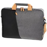 Hama Florenz 13.3 Zoll Notebook-Umhängetasche für Universal Polyester, Schwarz/Grau