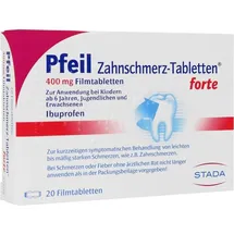 STADA Pfeil Zahnschmerz-Tabletten forte