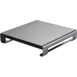 Satechi Aluminum Monitor Stand Hub für iMac space gray