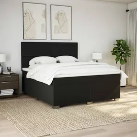 vidaXL Boxspringbett 180 x 200 cm Schwarz