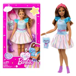 Barbie Anziehpuppe Puppe Teresa My First Barbie mit Zubehör Mattel HLL21 bunt