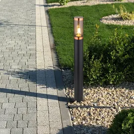 GLOBO Stehlampe 1x E27 schwarz