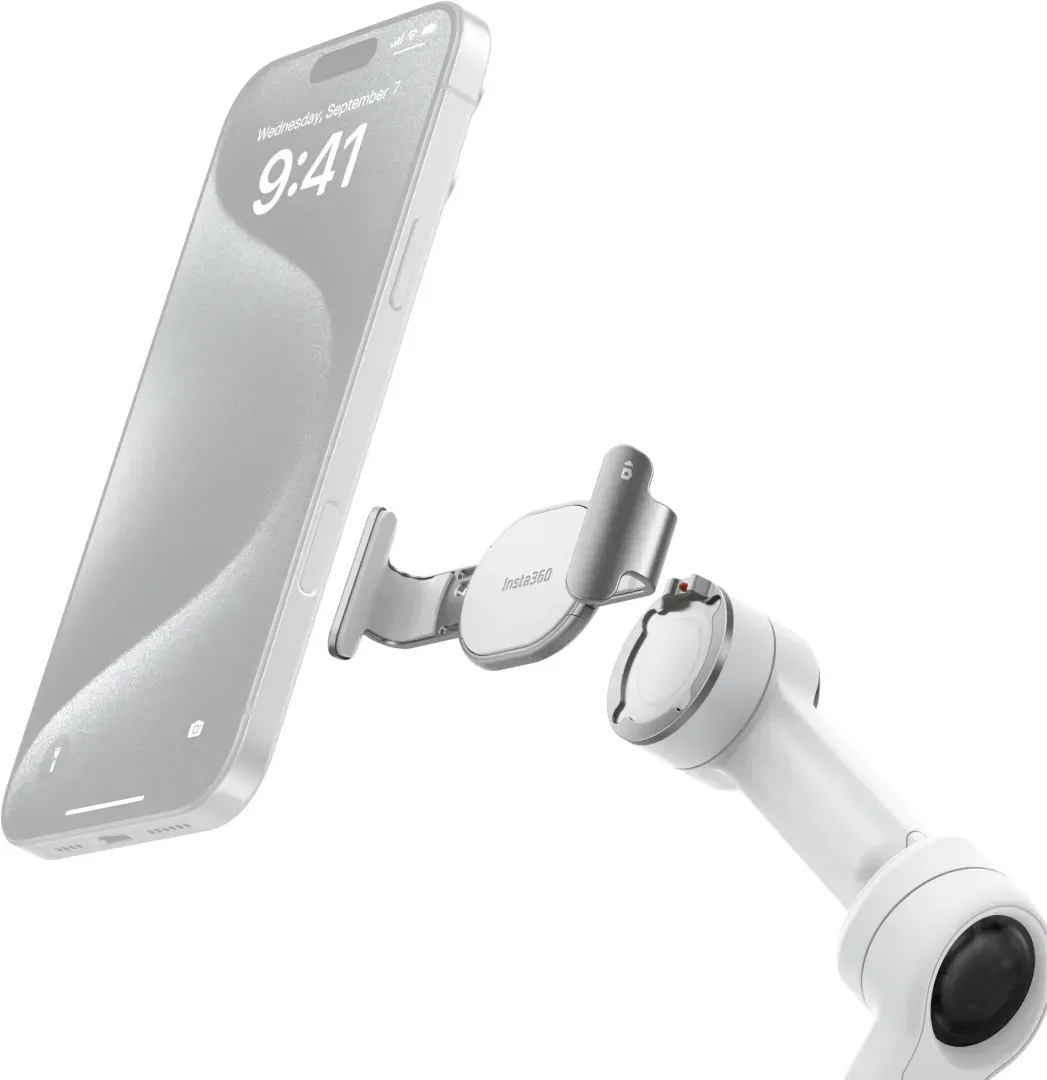 Insta360 Flow 2 Pro Magnetische Smartphone-Klemme, weiss für Frauen
