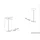 Trio LED Stehlampe 130cm 23cm Silber