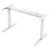 BISLEY E-WonderTech höhenverstellbares Schreibtischgestell verkehrsweiß rechteckig, T-Fuß-Gestell weiß 110,0