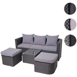 MCW Lounge-Set, anthrazit, hellgrau