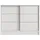 beautysofa MIRELA 101 x 85 x 43,5 cm Weiß