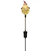 Trendline Gartenstecker Weihnachtsmann H 84 cm Kunststoff 1 Stück rot/weiß