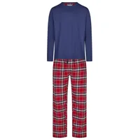 Phil & Co. Berlin Pyjama Flanell Blau/Rot L