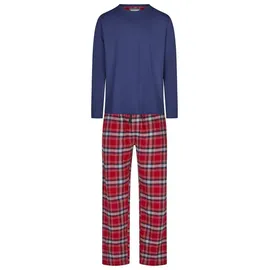 Phil & Co. Berlin Pyjama Flanell Blau/Rot L