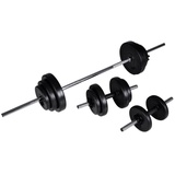 DOTMALL Kurzhantel Hantel-Set 30,5kg, 2 Kurzhantel,Antirutschfläche, Sternverschlüsse