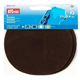 Prym Wildlederimitat zum Aufbügeln/Aufnähen 14x10cm Dunkelbraun, Wildleder Leder, braun, 2