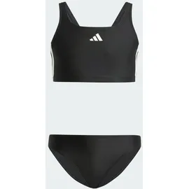 adidas 3-Streifen V-Back Kids Bikini Black / White 152