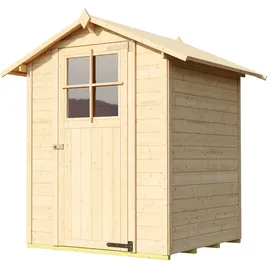 Weka Gartenhaus 317 1,52 x 1,48 m natur