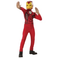 Rubies Iron Man-Kostüm für Jungen und Mädchen, Jumpsuit mit Maske, Basic-Anzug, offizielles Marvel-Lizenzprodukt für Geburtstage, Partys und Geschenke