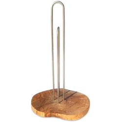 Küchenrollenhalter DESIGN aus Olivenholz