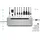 iTEC i-tec Metal Ergonomic 3x 4K Display Docking Station, inkl. 100W-Netzteil, USB-C 3.0 [Stecker] (C31FLAT2PDPRO100W)