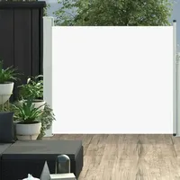 vidaXL Ausziehbare Seitenmarkise 100x300 cm Creme