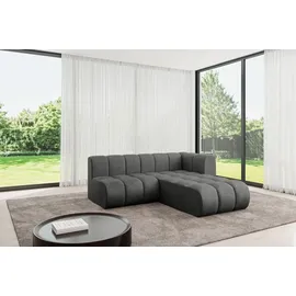 altdecor Ecksofa modulares Sofa Darnel-L1 - 205x177x70 cm Dunkelgrau