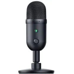 Razer Seiren V2 X - USB-Mikrofon für Streamer (25-mm-Kondensator-Mikrofon, Supernieren-Richtcharakteristik, Analoger Verstärkungsbegrenzer, Mikrofonüberwachung) Schwarz | Zustand: Neu & original versiegelt