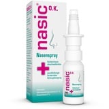 nasic O.K. Nasenspray mit dem Wirkplus | Abschwellendes Schnupfenspray ohne Konservierungsstoffe für Erwachsene & Schulkinder | Nasenspray mit Xylometazolin & Dexpanthenol | 10 ml Lösung