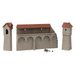 Faller Altstadtmauer-Set Wehrtürme, HO (1:87), Mehrfarbig