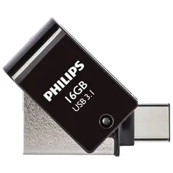 Philips 2 in 1 OTG          16GB USB 3.1 + USB C Midnight Black