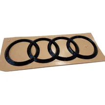 Audi Ringe schwarz Tuning Exclusive Black Edition, für Q3 Sportback