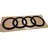 Audi Ringe Emblem Logo Schwarz