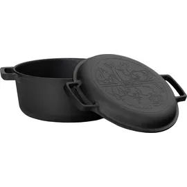 BRIZOLL Gusseisen Kochtopf 6L Ø 28 cm rund