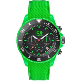 ICE-Watch ICE chrono Neon green - Grüne Herrenuhr mit Silikonarmband - Chrono - 019839