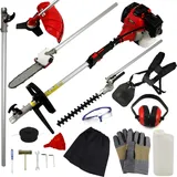 MONSTER SHOP 5 in 1 Benzin Multifunktionswerkzeug Multitool 52cc 1,6KW