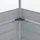 vidaXL Gewächshaus 100 x 100 x 85 cm Grau